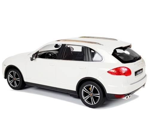 Car R/C Porsche Cayenne Turbo Rastar 1:14 White