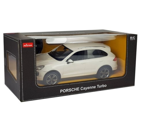 Car R/C Porsche Cayenne Turbo Rastar 1:14 White