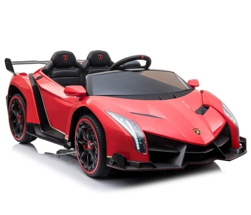 Elektriskā sporta automašīna bērniem Lamborghini Veneno Red