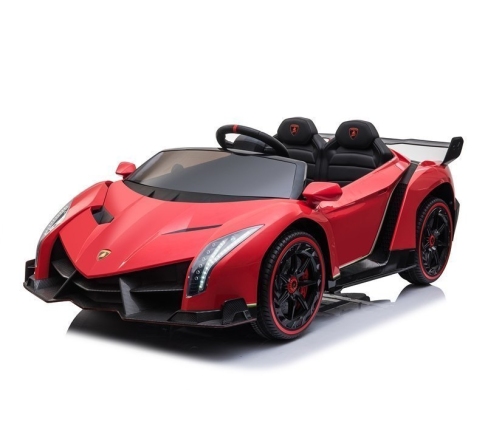 Elektriskā sporta automašīna bērniem Lamborghini Veneno Red