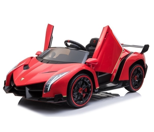 Elektriskā sporta automašīna bērniem Lamborghini Veneno Red