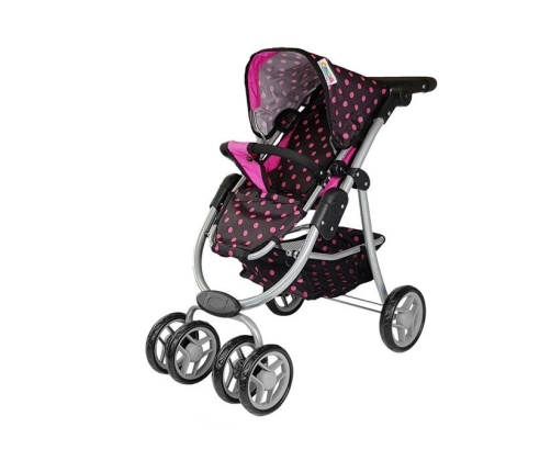 2in1 Stroller with Black and Pink Bag