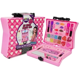 Suitcase With Cosmetics For Girls Eyeshadows Nail Polish