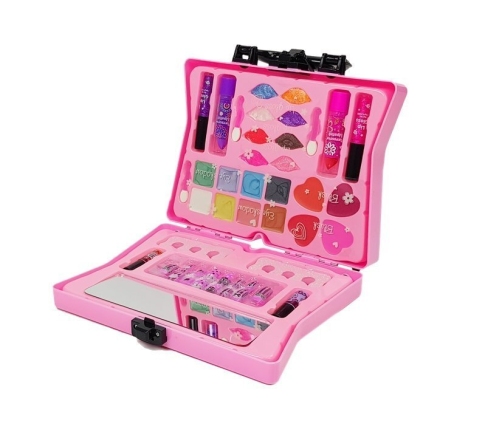 Suitcase With Cosmetics For Girls Eyeshadows Nail Polish