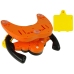 Interactive Orange Sports Steering Wheel For Kids Sounds Lights