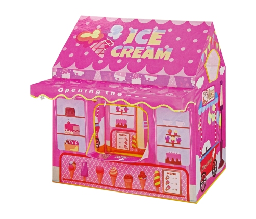 Princess Ice Cream Tent Ice Cream Shop for Kids Pink Lights Stars