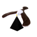 Antigravity Balancing Bird Brown Toy