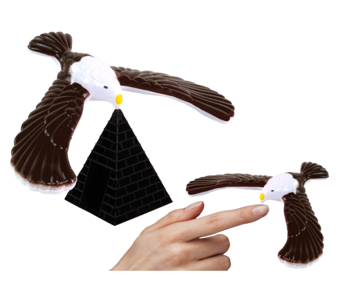 Antigravity Balancing Bird Brown Toy