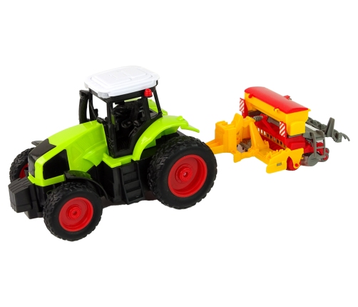 Agricultural Vehicle Tractor with Baler R/C 1:16 Green