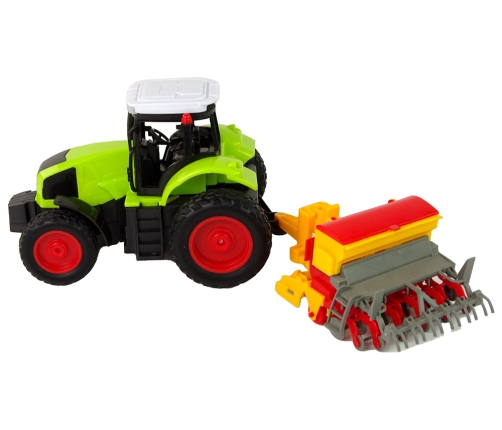 Agricultural Vehicle Tractor with Baler R/C 1:16 Green