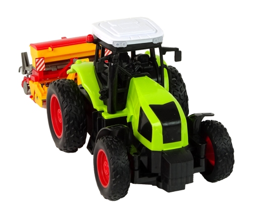 Agricultural Vehicle Tractor with Baler R/C 1:16 Green