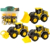 Set of Construction Vehicles 3 Yellow Models