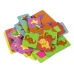 Logic Game Double-Sided Puzzle Dominoes Dinosaurs 10cm x 5cm 28 Pieces.