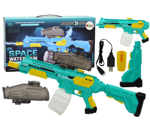 Green Automatic M416 Cordless Water Gun Rifle