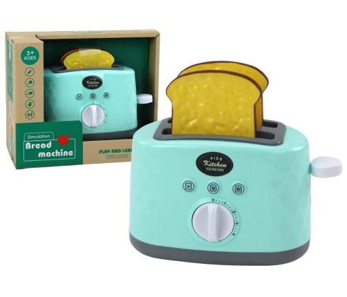 Toaster Toaster For Children Green Timer Bread