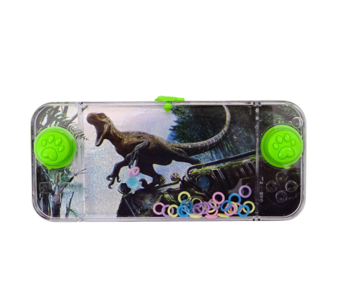 Water Arcade Game Dinosaur Velociraptor Console Pad Green