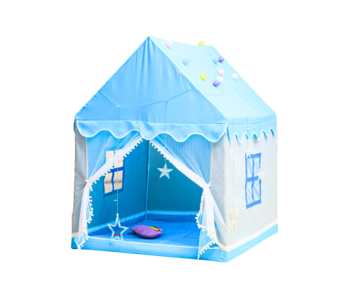 Children's Portable Folding Playhouse Tent Blue