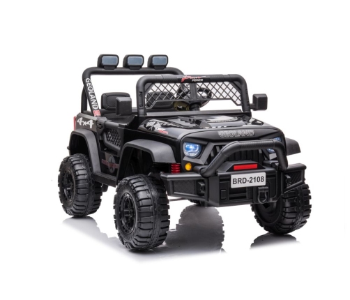 Divvietīgs bērnu elektromobilis Jeep Geoland BRD-2108 Black