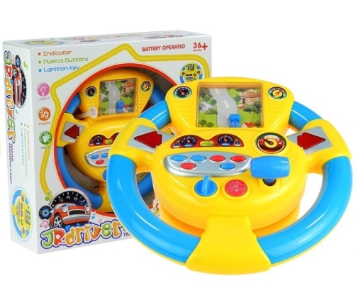 Interactive Steering Wheel For Kiddie Sounds