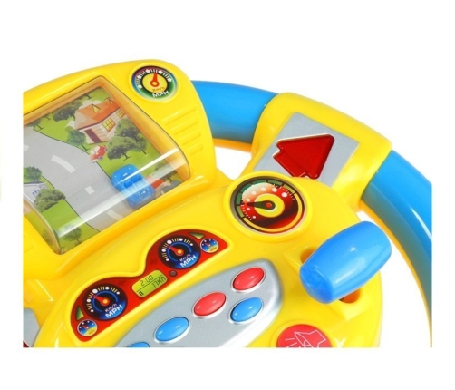 Interactive Steering Wheel For Kiddie Sounds