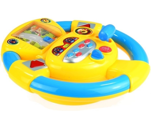 Interactive Steering Wheel For Kiddie Sounds