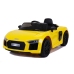 Электрический спортивный автомобиль для детей Big Audi R8 JJ2198 Yellow