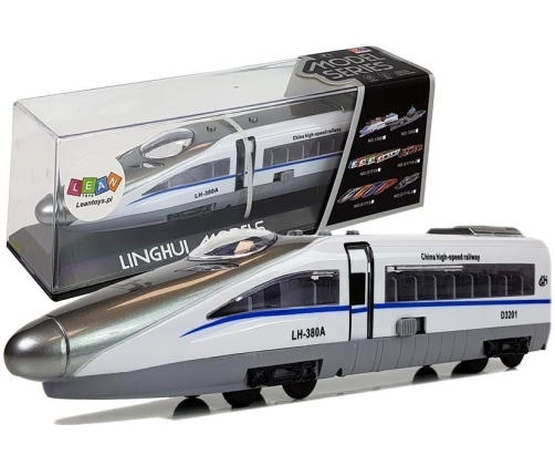 Pendolino Spring Powered Train White with Sound and Lights