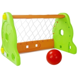 Children's Green and Orange Football Goal