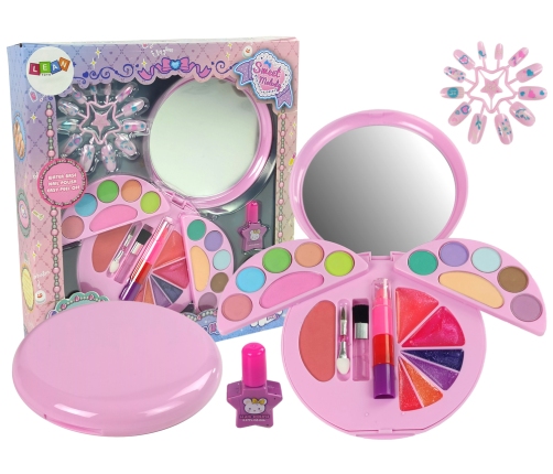 Beauty Set Make-up Palette Glosses Nail Lacquer Patterns