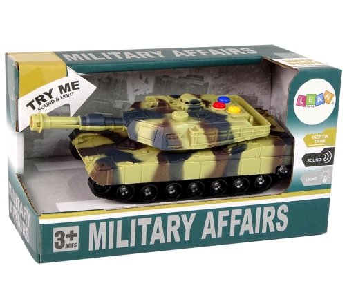 Military Tank 1:32 Moro Brown Sound Lights