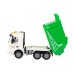 Rubbish Truck Set Road Signs Green Garbage Truck