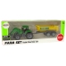 Farm Vehicle Tractor Trailer D Green