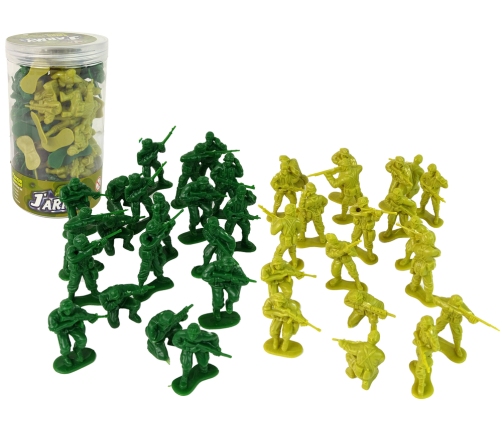 Green Soldiers Military Set