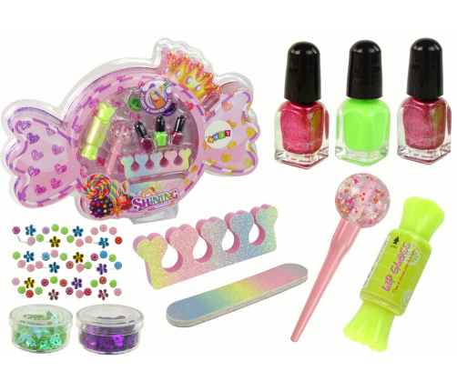 Makeup Set Nail Decoration Candy 9pcs.