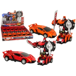 2in1 Robot Transformers Auto Set Red Blue HXSY03