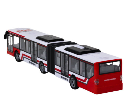 Remote Controlled RC City Bus Red and White