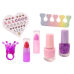 Beauty Set Plush Cosmetic Bag Kitty Nail Polish Lipsticks