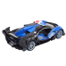 Remote Controlled RC Police Car in 1:12 Scale Blue