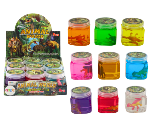 Slime in a Box Dinosaur Figures 150 g 9 Colors