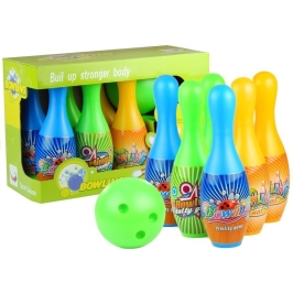 Set to Bowling 6 Bowling Pins + Bowling Ball Sport Game