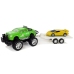 Set of  Vehicles Yellow Sportcars Green Off-Road with Friction