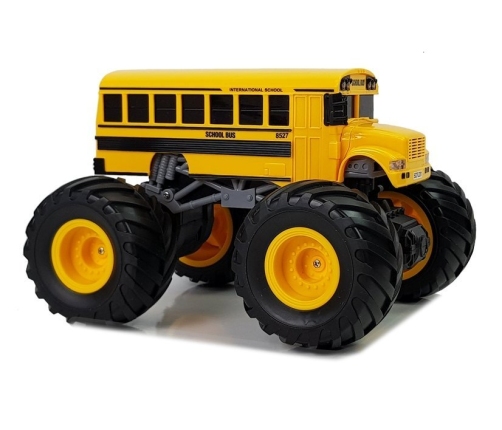 School Bus Big Wheels Remote Controlled 2.4G Sound Yellow