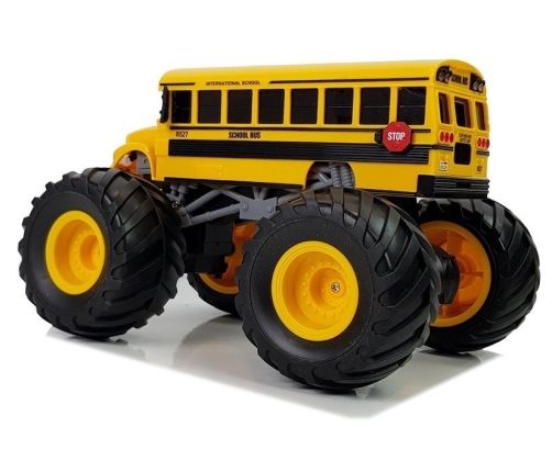 School Bus Big Wheels Remote Controlled 2.4G Sound Yellow