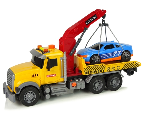 Car Transporter Roadside Assistance Crane Cranes Sounds Lights