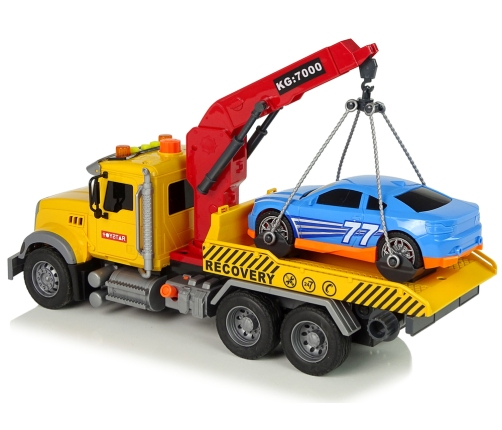 Car Transporter Roadside Assistance Crane Cranes Sounds Lights