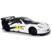 Racing Sports Car R/C 1:18 Corvette C6.R White 2.4 G Lights