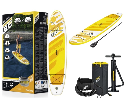 Surfboard Yellow 320 x 76 x 12 cm Bestway 65348