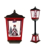 Christmas Decoration Lantern Snowflake Santa House 2in1 Carols Lights