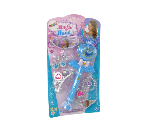 Magical Fairy Tale Princesses Set Interactive wand light sound Star projector function