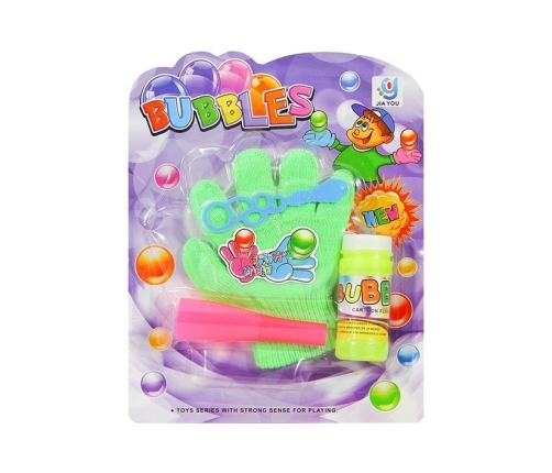 MAGIC CATCHABLE BUBBLE SET KIDS BLOWING BUBBLES BOUNCE CATCH CATCHING GLOVE FUN